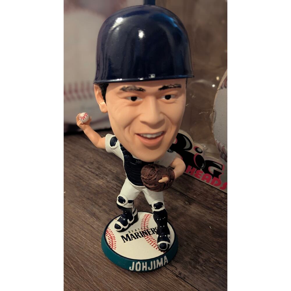 Kenji Johjima Big Heads Bobblehead #2 Seattle Mariners MLB Baseball Vintage SGA